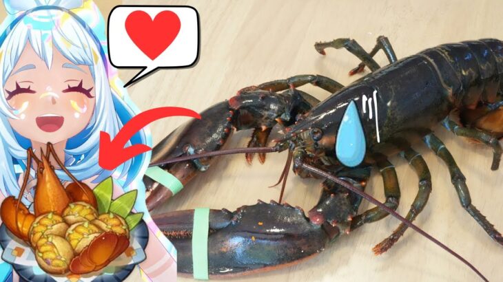 Lobster Hunter Mualani’s specialty “Pass the Luck” IRL! Natlan food Genshin 原神 ムアラニオリジナル料理幸運のおすそわけ再現