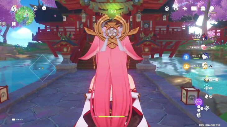 八重神子メイン|原神1,580日目 – Genshin Day 1,580 Yae Miko main #原神 #八重神子 #九条裟羅