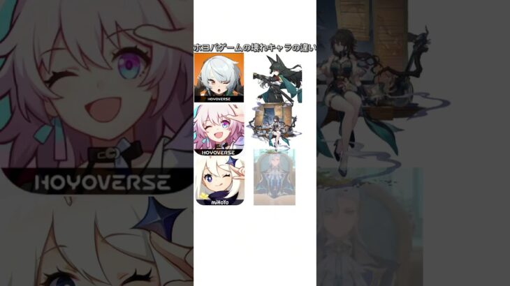 ホヨバゲームの壊れキャラの違い。【原神/崩壊スターレイル/ゼンレスゾーンゼロ】#原神 #崩スタ #スタレ #ゼンゼロ