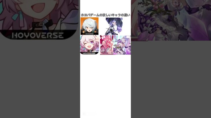 ホヨバゲームの欲しいキャラの違い【原神/崩壊スターレイル/ゼンレスゾーンゼロ】#原神 #崩スタ #スタレ #ゼンゼロ