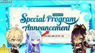 FINALLY!! 300 PRIMOGEMS REDEEM CODE & VERSION 5.6 SPECIAL PROGRAM IS HERE-Genshin Impact