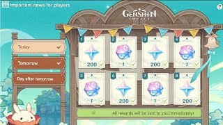 URGENT NEWS! DON’T MISS THESE DATES Genshin impact