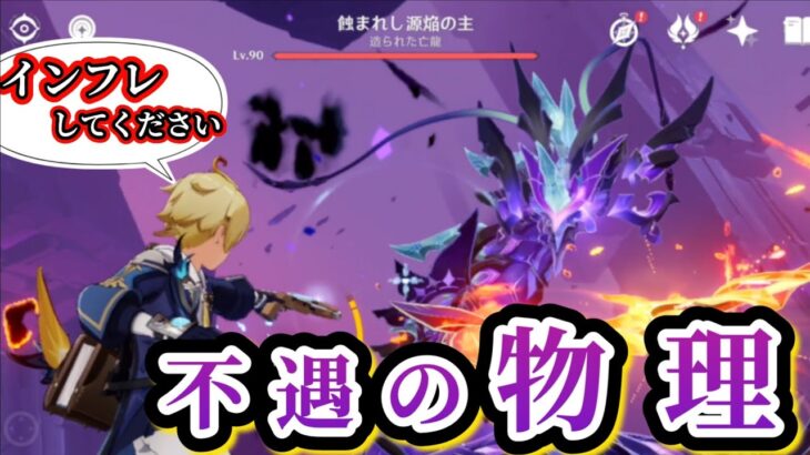 #10【原神】使用率0.1%キャラ救済企画？ 週ボスに通用するのか?!