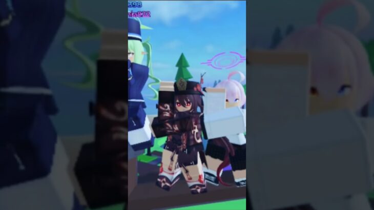 原神とブルアカのキャラでダンス！ #ロブロックス #ゲーム #原神 #ブルアカ