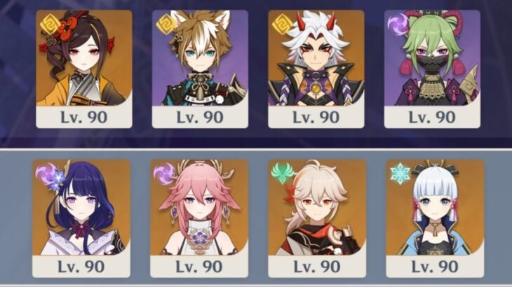 【原神】Ver.5.5 螺旋12層 祝！集録祈願 稲妻キャラ達だけで星9攻略 【Genshin Impact】