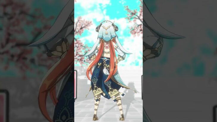 【MMD/原神】輝夜の城で踊りたい【ニィロウ】 #shorts