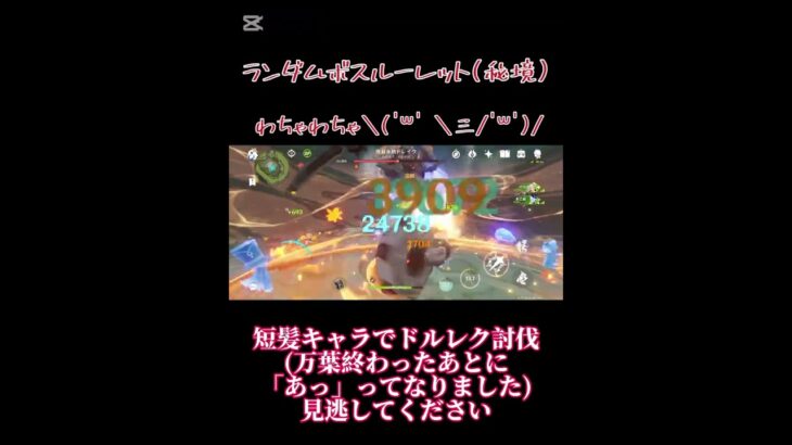 【#原神 】ランダムボスルーレット(秘境)でキャラ縛り