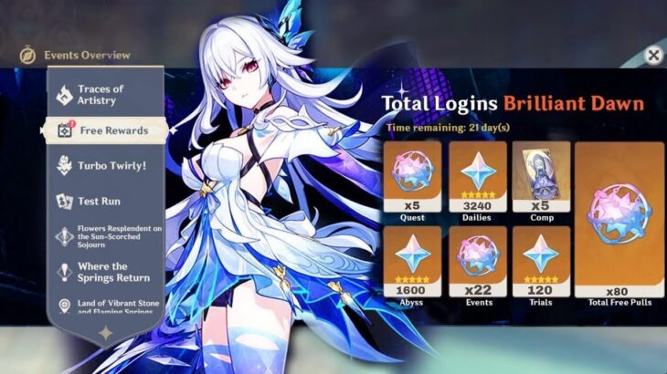 GET THESE FREE REWARDS IN VERSION.1 5.7- FREE CHARACTER, SKINS & MORE! (Genshin impact)