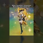 When Genshin Impact Characters’ Animations Resemble Their Splash Art Part 2