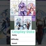 GENSHIN IMPACT Cosplay #kawaii #Japan #culture #原神 #雷電将軍 #申鶴 #八重神子 #エウルア #genshin #genshinimpact