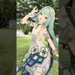 【白い花 クレイジー 2/5】梅雨の景色 山法師 原神のファルザンとシャルロットが「LADY CRAZY」【原神 AR ダンス  HIMEHINA】