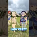 【梅雨空 クレイジー 1/5】一息ついた雨上がりに 原神の七七やファルザンたちが みんなで「LADY CRAZY」【原神 AR ダンス  HIMEHINA】