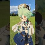 【梅雨明けの ティクトリック 2/3】眩しい草原 原神のニィロウたちが「TickTrick !! 」【原神 AR ダンス】