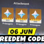 6 June New Redeem Code (300 primo) Genshin Impact | How to Redeem Code Genshin 5.7