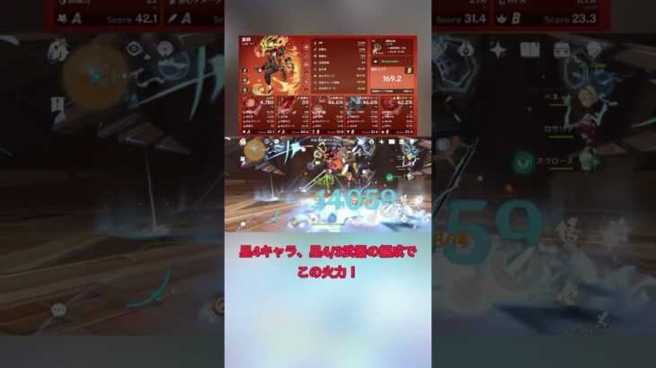 さすが星4最強… #原神 #genshinimpact #嘉明