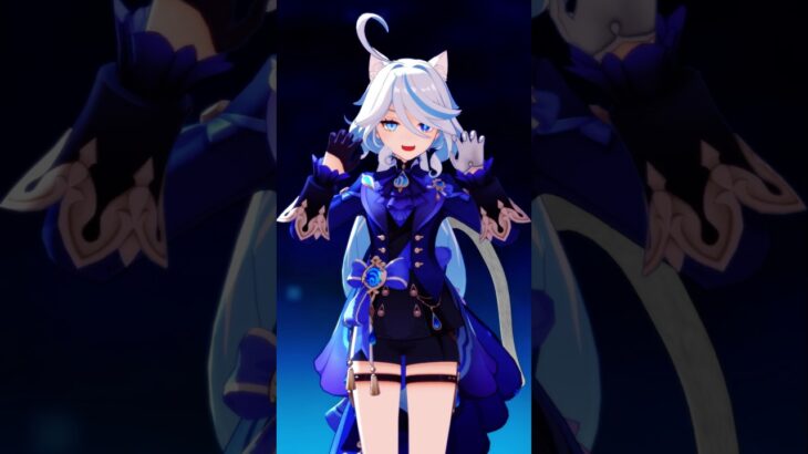 【Genshin Impact】許して猫!! フリーナ/Furina    #shorts #原神 #mmd #踊ってみた