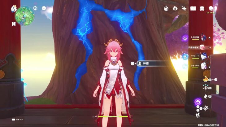 スカーク伝任最後まで – 神子裟羅メイン | 原神 1,726日目 – Genshin impact Yae Miko main