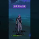 【原神】稲妻 雷神の瞳