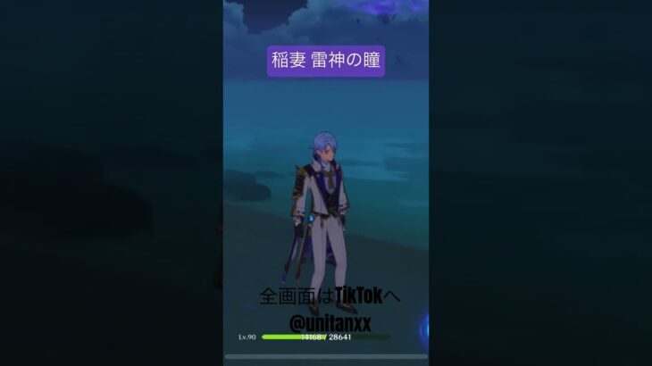 【原神】稲妻 雷神の瞳