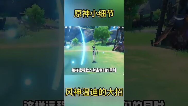 原神小细节：温迪的大招