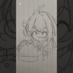 初描き+キャラ崩壊#原神 #モンド #イラスト