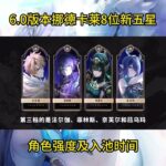 原神6.0版本挪德卡莱8位新五星的角色强度及入池时间#原神 #原神纳塔