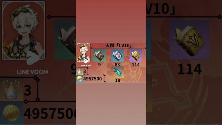 #原神 　#ベネット  #キャラ育成