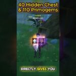 4 Hidden Chest & 110 Primogems – Genshin Impact #genshinimpact #shorts