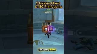 5 Hidden Chest & 150 Primogems – Genshin Impct #genshinimpact #shorts