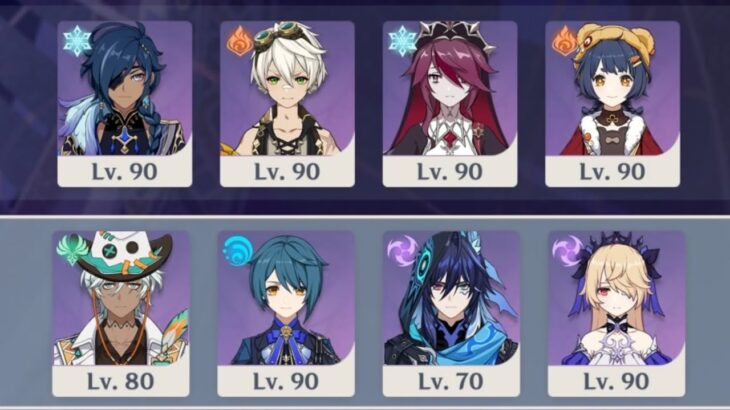 【原神】Ver.5.7 キャラ武器星4のみで螺旋12層攻略 / Ver.5.7 Spiral Abyss Floor 12 4 Star Only