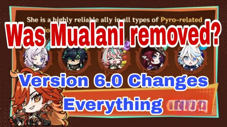 Mualani Removed?! Furina Massive Upgrade – Genshin 6.0 Shocks Fans!