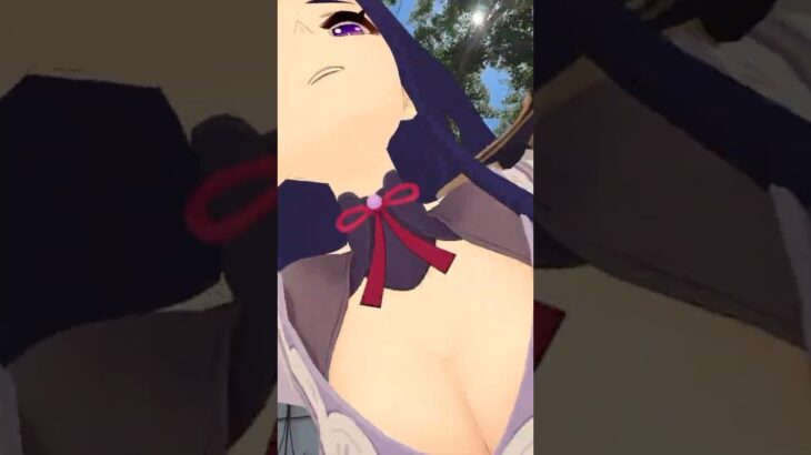 【馬見所 クレイジー 4/5】小さな小屋の前で 原神の雷電将軍と八重神子が「LADY CRAZY」【原神 AR ダンス  HIMEHINA】