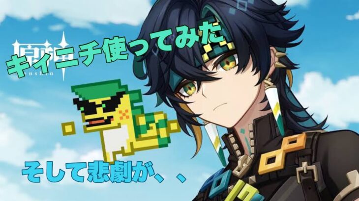 【原神】悲報、キィニチ 個人的最強パーティ紹介で、、、