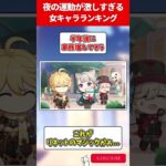 夜の運動が激しすぎる女キャラランキング【原神】