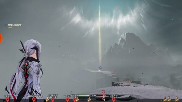 原神5.8/最后的特诺奇兹托克人/寻找隐形的阿夏/在小屋附近调查线索/击败魔物巴窟纳瓦