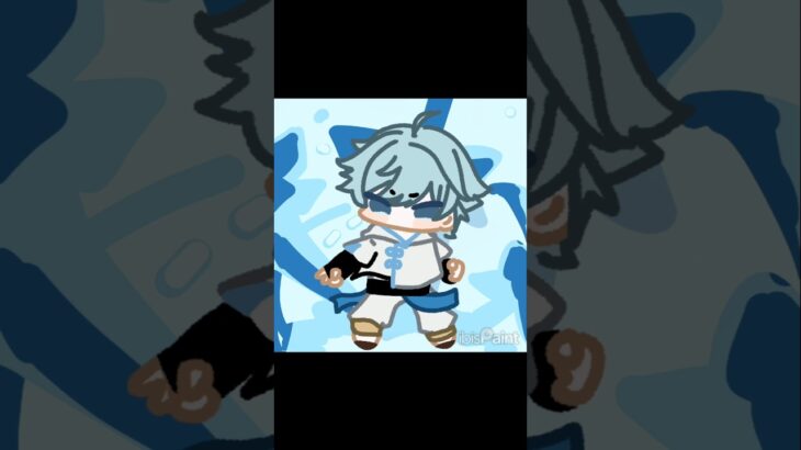 原神全キャラ描きたい13人目重雲🧊 #原神 #genshinimpact #重雲 #イラスト #illustration #art #イラストメイキング #アイビスペイント #ibispaintx