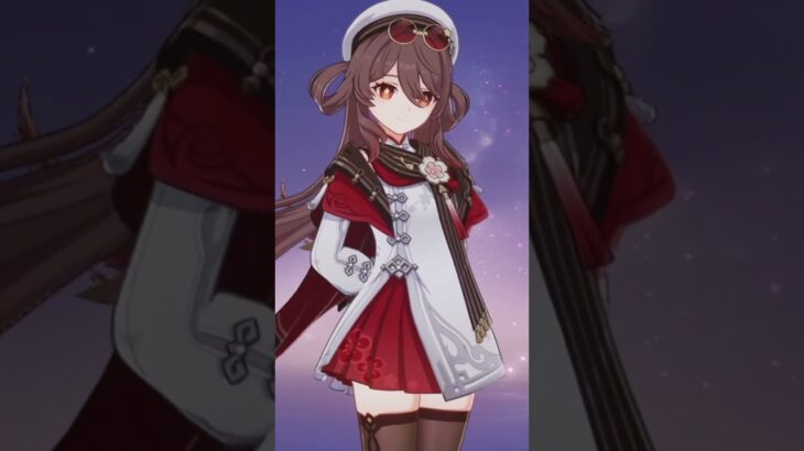 【原神】最強に可愛い胡桃の胡桃ハイパーキャリーパーティーが強すぎる！重撃10万！ part354 #原神 #genshin #胡桃 #シルエット #short #shorts