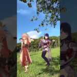 【夏雲 クレイジー 5/5】見晴らす夏空 原神の雷電将軍と八重神子が「LADY CRAZY」【原神 AR ダンス  HIMEHINA】