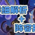 《原神》8月1日幻想真境剧诗「详细解析+阵容推荐」 #原神 #幻想真境剧诗 #原神纳塔 #原神攻略