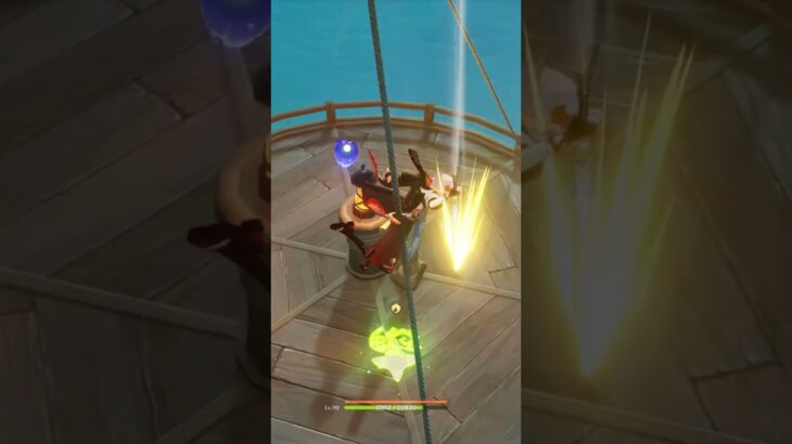 原神 キャラが縄に捕まった(笑)