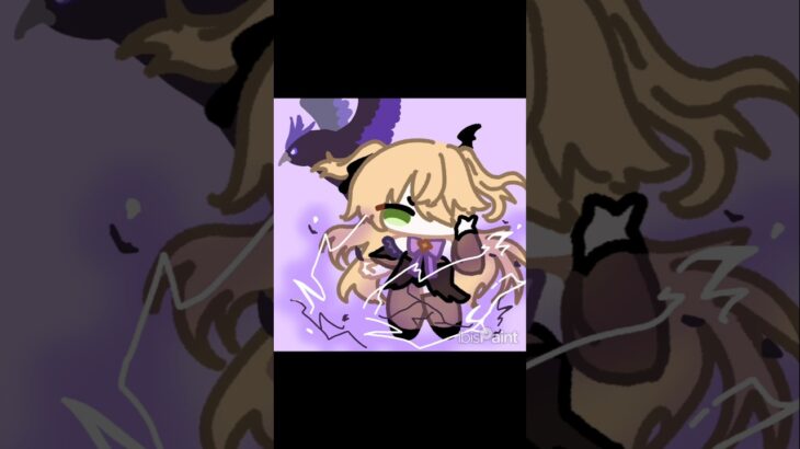 原神全キャラ描きたい10人目フィッシュル✞ #原神 #genshinimpact #フィッシュル #イラスト #illustration #イラストメイキング #art #ibispaintx