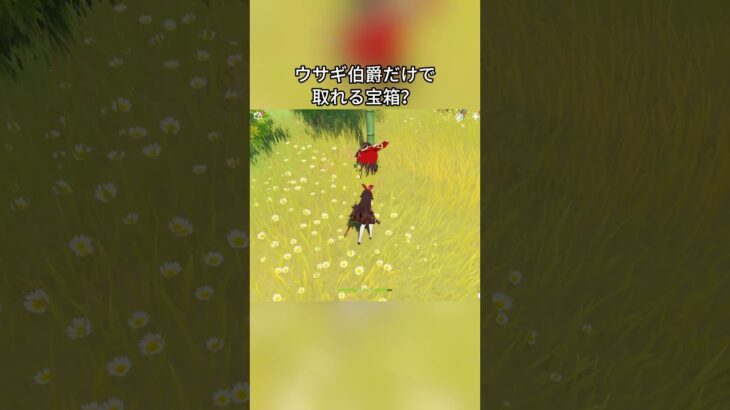 ウサギ伯爵だけで取れる宝箱？5.8ガチャ後半シリアルコード:TOUGA75TO1I3#genshinmo #げんしん #原神 #genshinimpact #foryou #fyp #原石