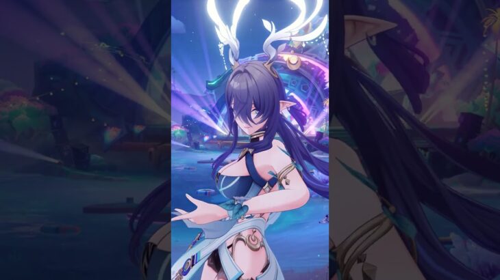 【原神】至近距離で見るラウマさんが素敵すぎる。 #genshinimpact #げんしん #原神 フリンズ アイノ ナドクライ 空月の歌 無凸 性能 原石 リークなし