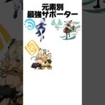 原神の元素別最強サポーターをまとめてみた。#原神