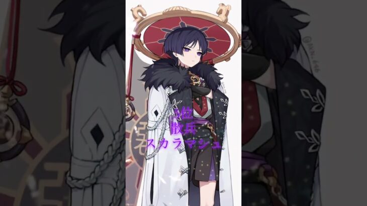 個人的　原神ファデュイ執行官戦闘最強ランキング