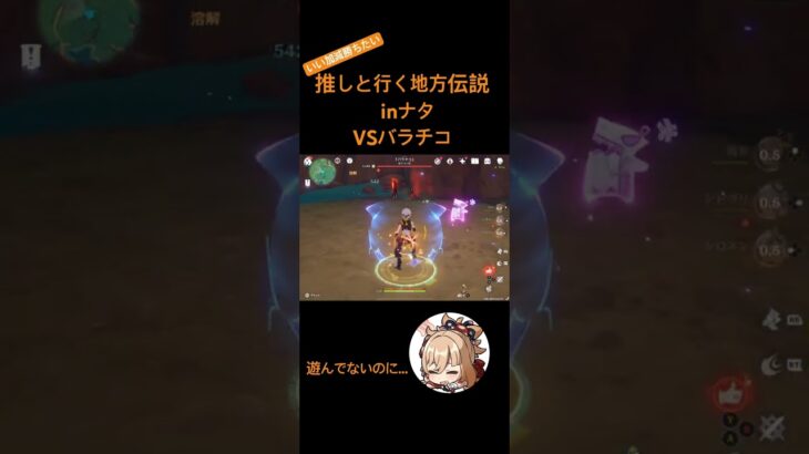 【原神】推しと行く地方伝説inナタVSバラチコワカチコ #原神 #genshinimpact #原神攻略 #shorts