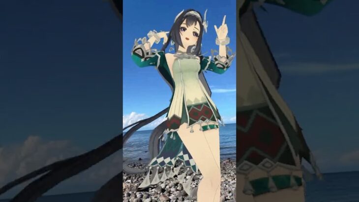 【雲沸く海の クレイジー 3/5】お試しでいろいろ踊らせていたら・・・藍硯そのお尻どうした?! 原神のファルザンと藍硯（らんやん）が「LADY CRAZY」【原神 AR ダンス  HIMEHINA】