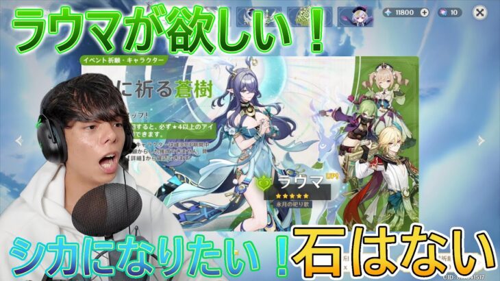 ラウマが欲しい！！すり抜けも悪くないけど…【原神ガチャ】