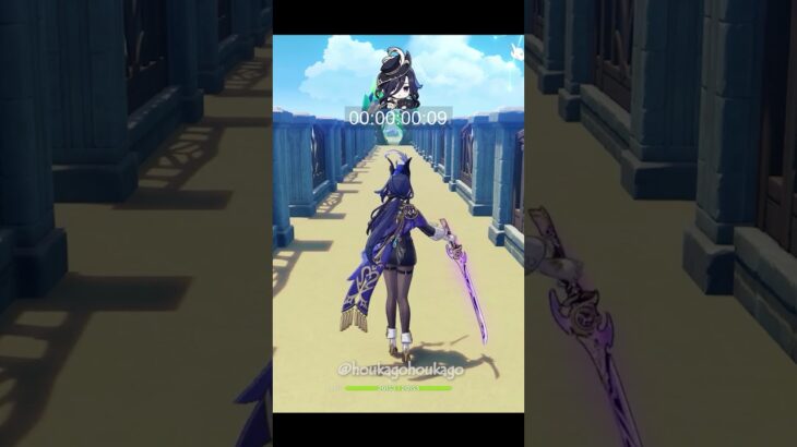 【原神】ラウマは他の女性キャラと比べてどのくらい速いですか？ #genshinimpact #hoyocreators