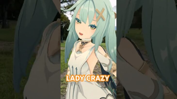 【ひぐらし クレイジー 1/5】静かな夕暮れに 微かに蝉の声が響く 原神のファルザンとシャルロットが「LADY CRAZY」【原神 AR ダンス  HIMEHINA】